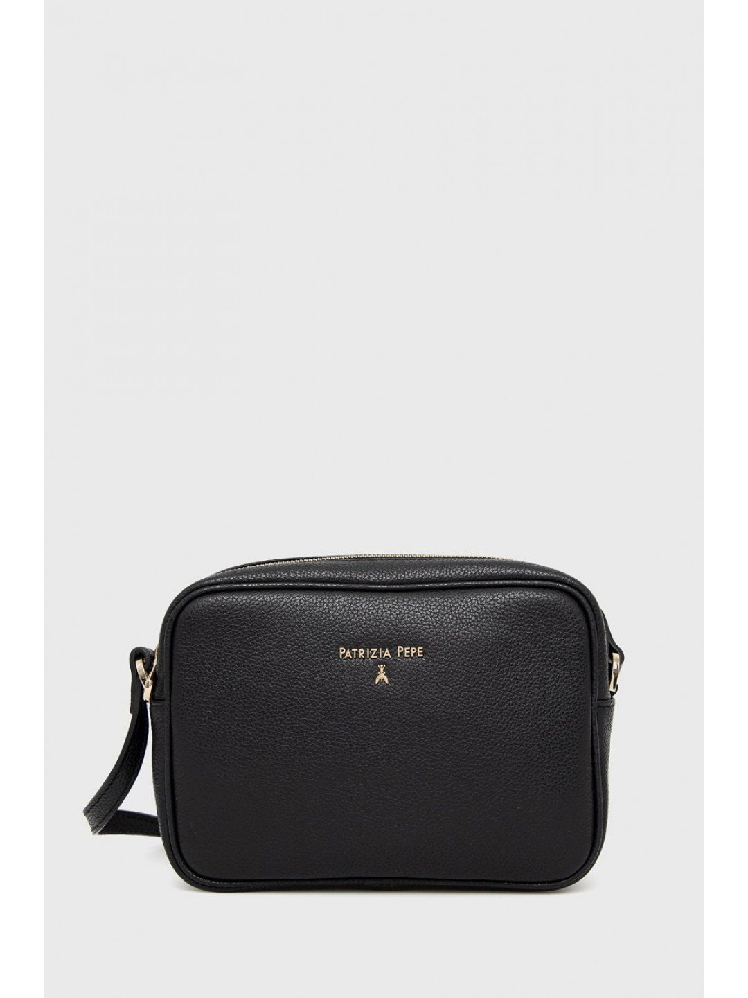 Kožená kabelka Patrizia Pepe černá barva CB8985 L001